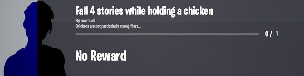 Fall 4 stories while holding a chicken to earn 20,000 XP (Image via Twitter/iFireMonkey)